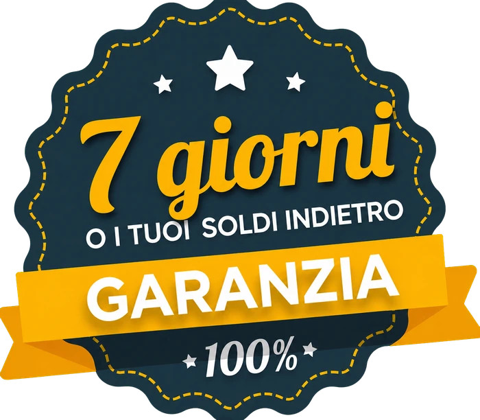 Garanzia soddisfatti o rimborsati di 7 giorni